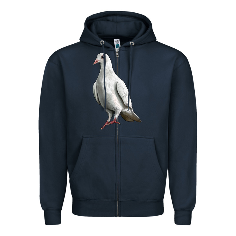 Dove Zipper Hoodie by LillyAllenDesigns | Teevron