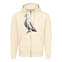 Sandshell Dove Zipper Hoodie - LillyAllenDesigns