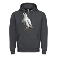 Smoke Dove Zipper Hoodie - LillyAllenDesigns