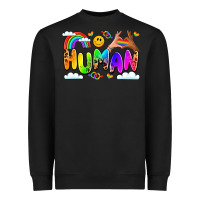 Black human pride Heavyweight Sweatshirt - LillyAllenDesigns