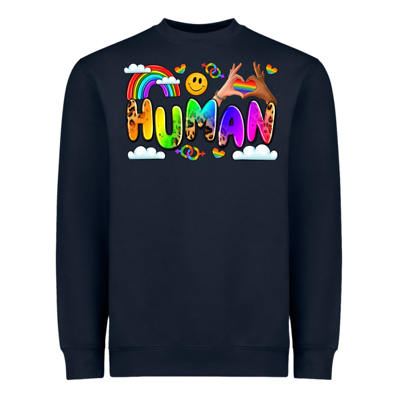 Human Pride Heavyweight Sweatshirt by LillyAllenDesigns | Teevron