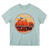 Arona Retro Vintage Sedona Arizona Hiking Sunset Dawn Gift Heavy Core Tee - minhPixels