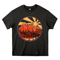 Asphalt Retro Vintage Sedona Arizona Hiking Sunset Dawn Gift Heavy Core Tee - minhPixels