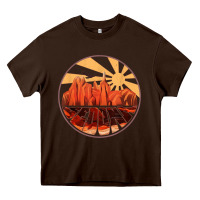 Retro Vintage Sedona Arizona Hiking Sunset Dawn Gift Heavy Core Tee | Teevron