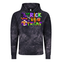 Cloud Black trick or treat gnome Vintage Hoodie - CowGirlArtShop