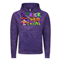 Cloud Purple trick or treat gnome Vintage Hoodie - CowGirlArtShop