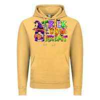 Vintage Mustard trick or treat gnome Vintage Hoodie - CowGirlArtShop