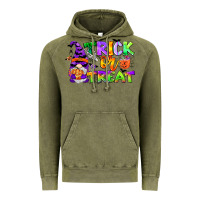 Vintage Olive trick or treat gnome Vintage Hoodie - CowGirlArtShop