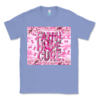 Colony Blue Faith hope cure Cancer Classic Tee - NancyCooperArtShop