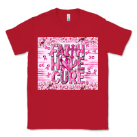 Red Faith hope cure Cancer Classic Tee - NancyCooperArtShop