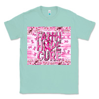 Seafoam Faith hope cure Cancer Classic Tee - NancyCooperArtShop