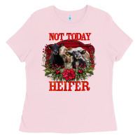 Bubblegum Pink Not Today Heifer Ladies Tee - Bettercallsaul