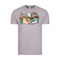 Vintage Zinc Dog coffee cups Vintage Tee - HowdyJamesFarm