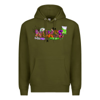 Army Green halloween nurse Premium Hoodie - BundleAndBundleShop