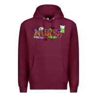 Burgundy halloween nurse Premium Hoodie - BundleAndBundleShop