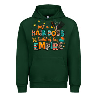 Forest Green just a nail boss building her empire Urban Hoodie - AdoDesignShop