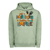 Pigment Oil Green just a nail boss building her empire Urban Hoodie - AdoDesignShop