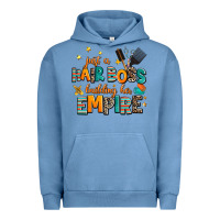 Pigment Pebble Blue just a nail boss building her empire Urban Hoodie - AdoDesignShop
