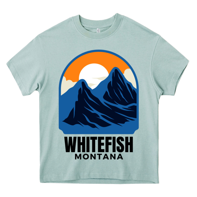 Whitefish Mt Heavy Core Tee by minhPixels | Teevron