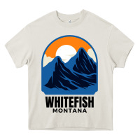 Cream Whitefish MT Heavy Core Tee - minhPixels