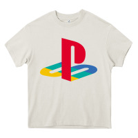 Cream play station Heavy Core Tee - minhPixels