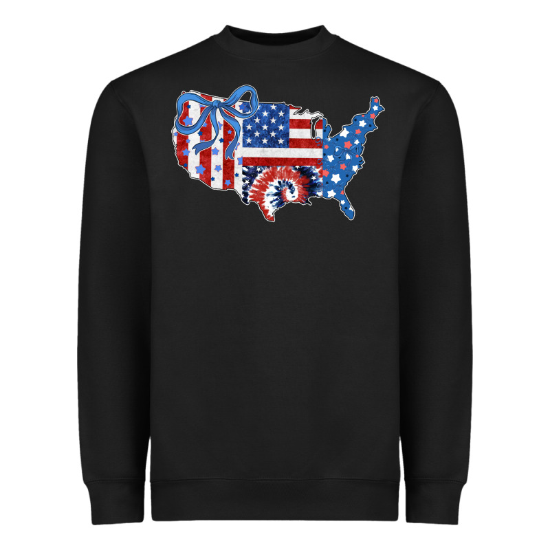 America Map Heavyweight Sweatshirt by CowhideDigitalArt | Teevron