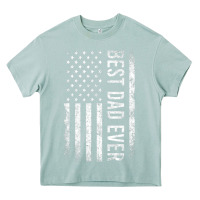Arona Father's Day Best Dad Ever American Flag Heavy Core Tee - minhPixels