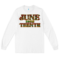White Juneteenth 1865 Long Sleeve Tee - HowdyJamesFarm