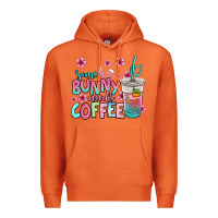 Carrot some bunny needs coffee easter Premium Hoodie - Jasminsmagicworld