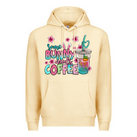 Pina Colada some bunny needs coffee easter Premium Hoodie - Jasminsmagicworld