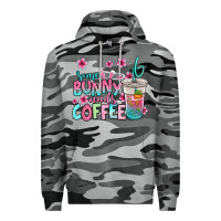 Slate Camo some bunny needs coffee easter Premium Hoodie - Jasminsmagicworld