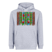 Heather Grey autism awareness leopard puzzle brush stroke Heavyweight Hoodie - Artiststas