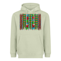 Matcha autism awareness leopard puzzle brush stroke Heavyweight Hoodie - Artiststas