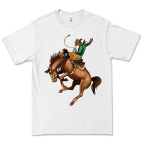 White Bucking Bronco Rodeo Premium Tee - Bettercallsaul