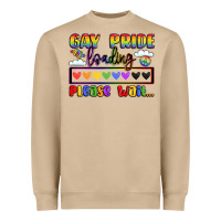 Mushroom gay pride loading please wait Heavyweight Sweatshirt - LillyAllenDesigns