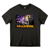 Asphalt Halloween Wolf Heavy Core Tee - LillyAllenDesigns