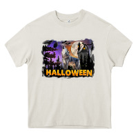 Halloween Wolf Heavy Core Tee | Teevron