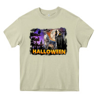Mossy Halloween Wolf Heavy Core Tee - LillyAllenDesigns