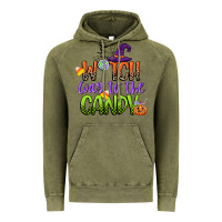 Vintage Olive witch way to the candy Vintage Hoodie - CowGirlArtShop