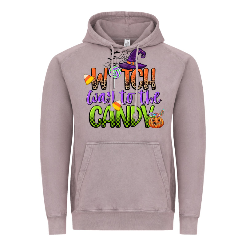 Witch Way To The Candy Vintage Hoodie by CowGirlArtShop | Teevron