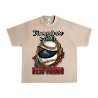 French Oak Diamonds are a girl's best friend Baseball Urban Heavy Tee - HowdyJamesFarm