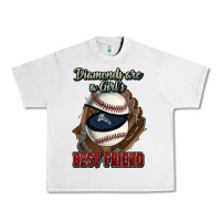 Lunar Rock Diamonds are a girl's best friend Baseball Urban Heavy Tee - HowdyJamesFarm