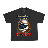 Pigment Black Diamonds are a girl's best friend Baseball Urban Heavy Tee - HowdyJamesFarm