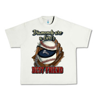Pistachio Diamonds are a girl's best friend Baseball Urban Heavy Tee - HowdyJamesFarm
