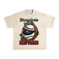 Sandshell Diamonds are a girl's best friend Baseball Urban Heavy Tee - HowdyJamesFarm