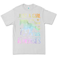 Dove Grey Jesus And Horses, Horse Gifts For Girls, Women Premium Tee - minhPixels