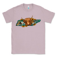 Lilac tennessee map long haired cow Classic Tee - Jasminsmagicworld