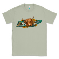 Matcha tennessee map long haired cow Classic Tee - Jasminsmagicworld