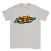 Moon Dust tennessee map long haired cow Classic Tee - Jasminsmagicworld