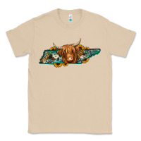 Mushroom tennessee map long haired cow Classic Tee - Jasminsmagicworld